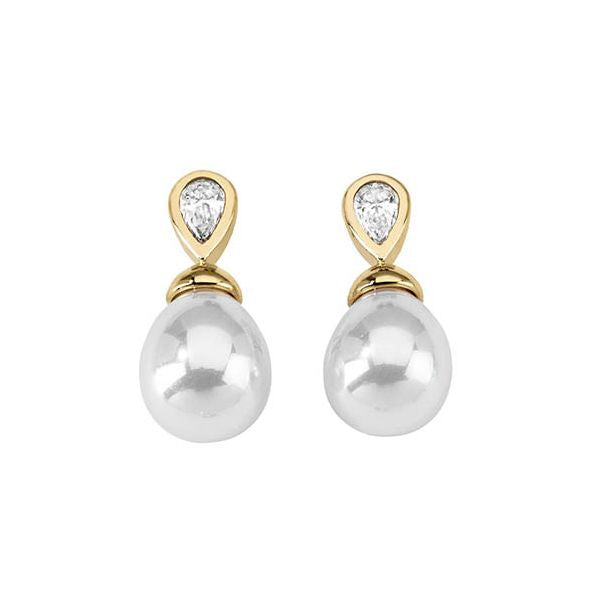 Majorica Pair Of Earrings Majorica, 925 Silver