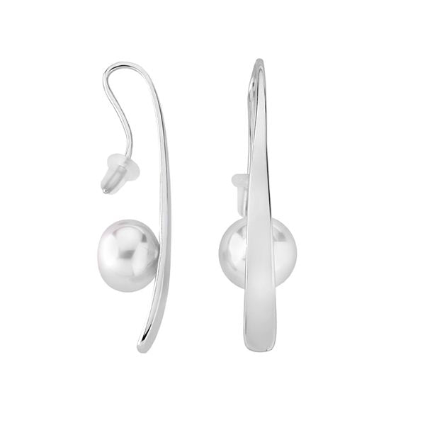 Majorica Pair Of Earrings Majorica, 925 Silver