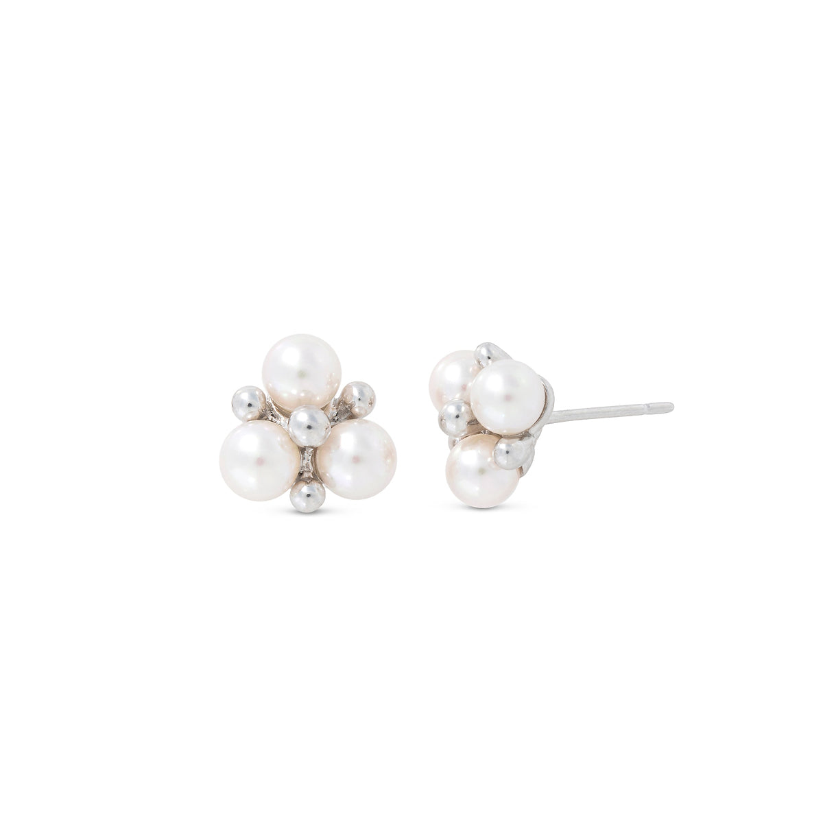 Majorica Pair Of Earrings Majorica, 925 Silver