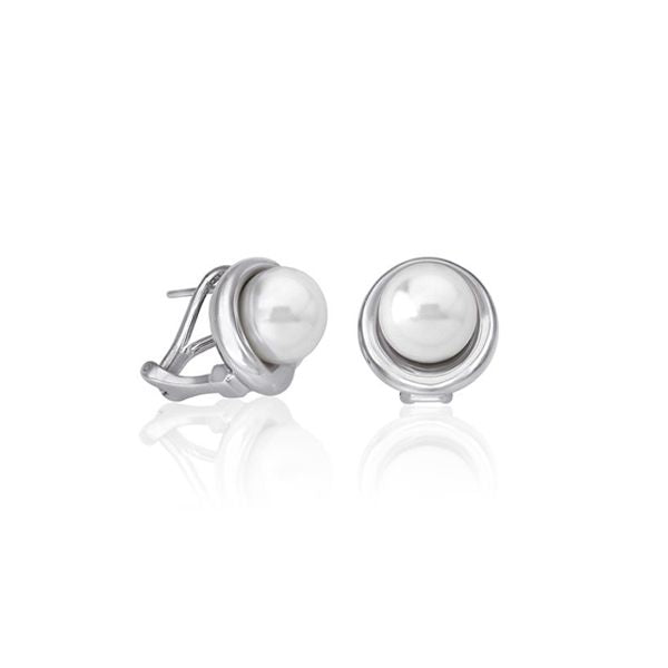 Majorica Pair Of Earrings Majorica, 925 Silver