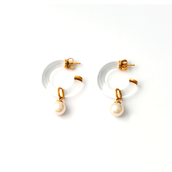 Majorica Outlet Hoop Earrings Majorica Outlet, Silver 925