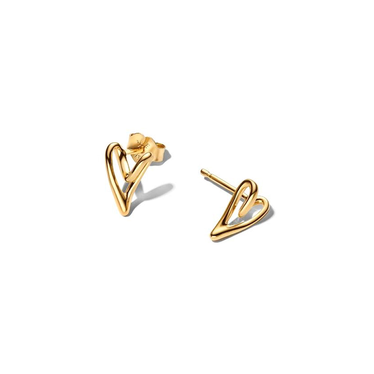 Pandora Pair Of Earrings Pandora, Base Metal