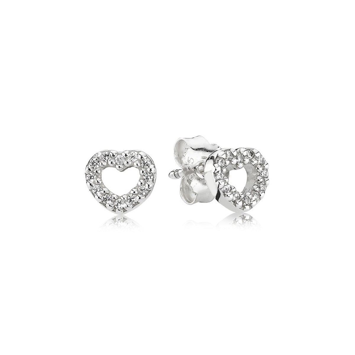 Pandora Pair Of Earrings Pandora, 925 Silver