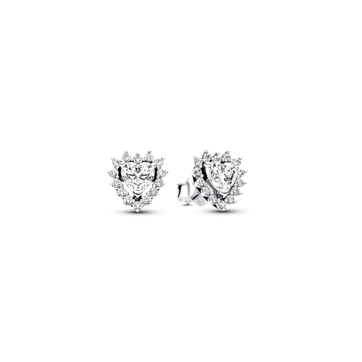 Pandora Pair Of Earrings Pandora, 925 Silver