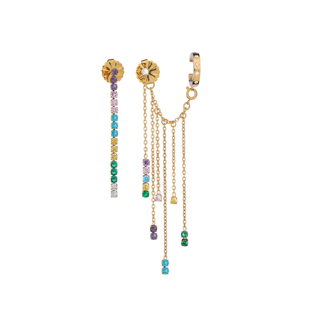 Anjewels Outlet Pair Of Earrings Anjewels Outlet, Steel