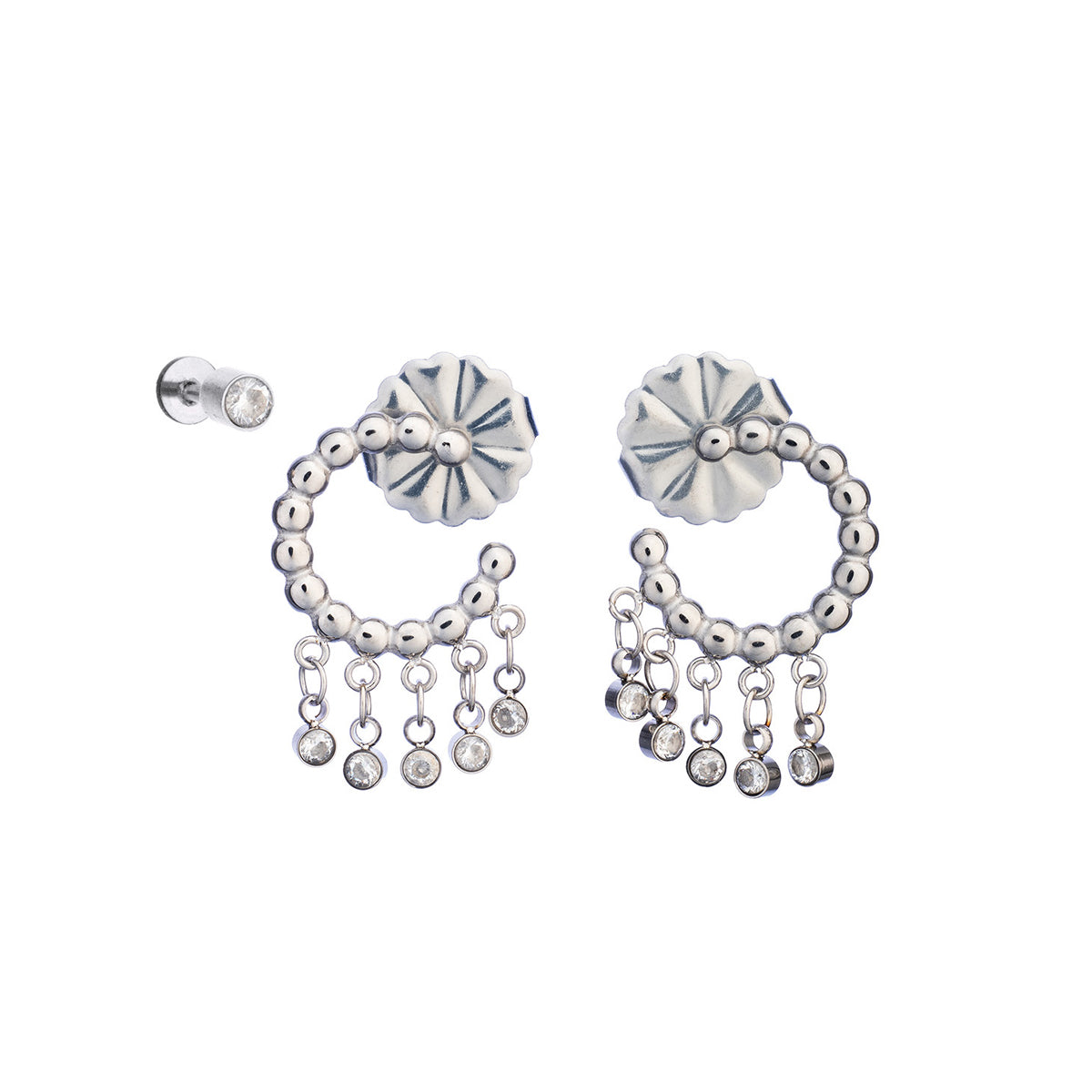 Anjewels Outlet Pair Of Earrings Anjewels Outlet, Steel