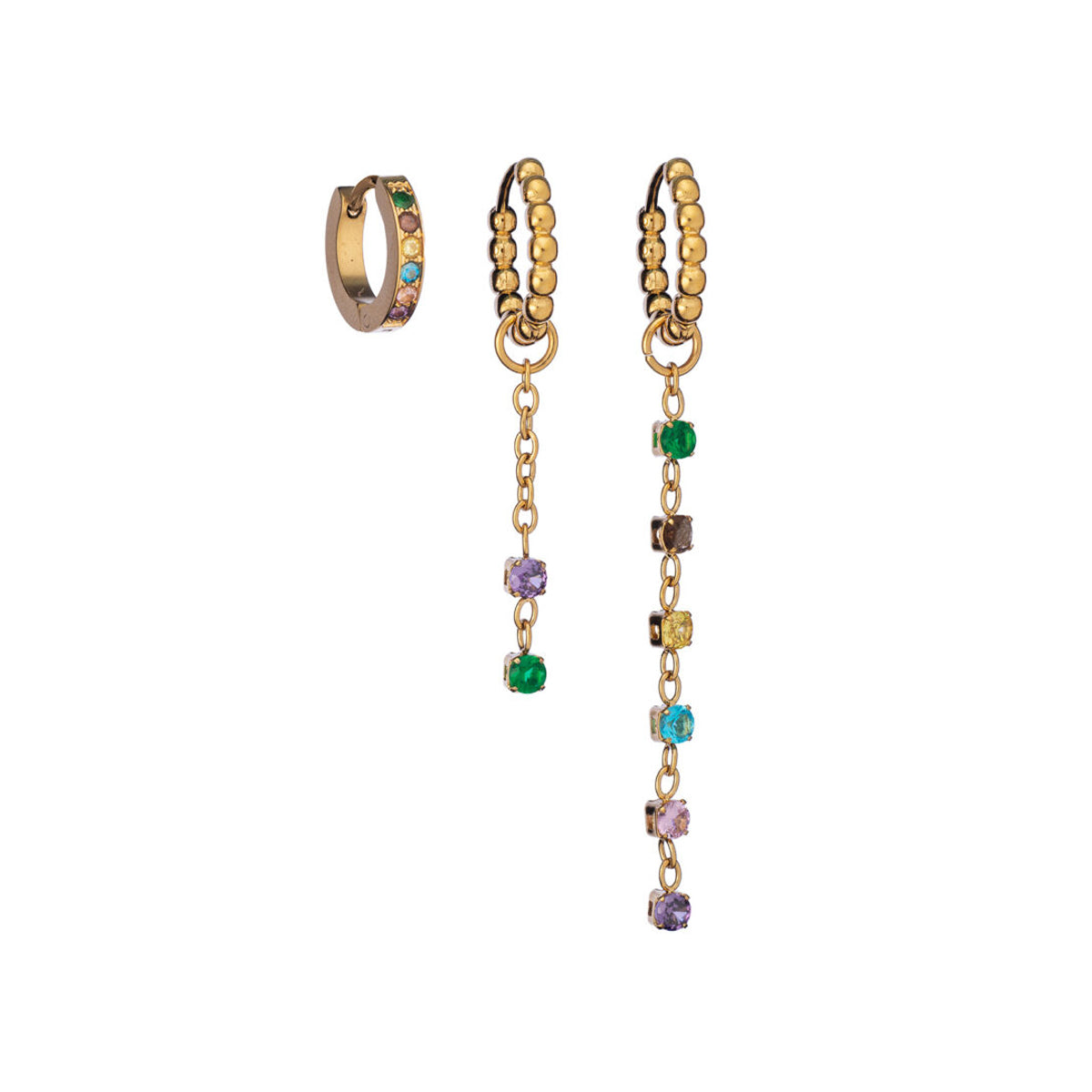 Anjewels Outlet Pair Of Earrings Anjewels Outlet, Steel