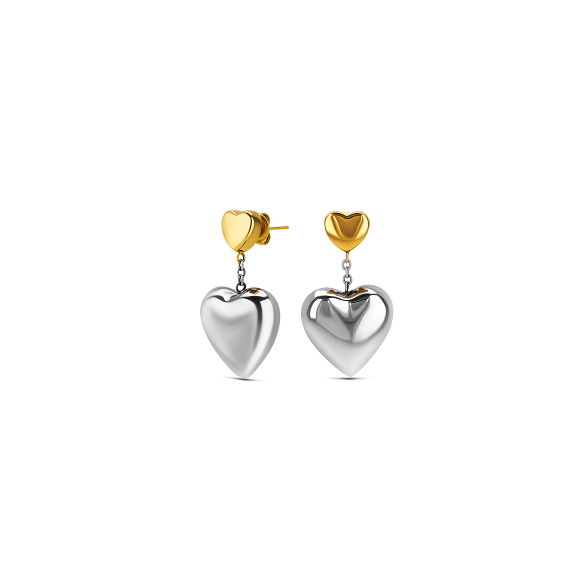 One Pair Of Earrings One, Steel