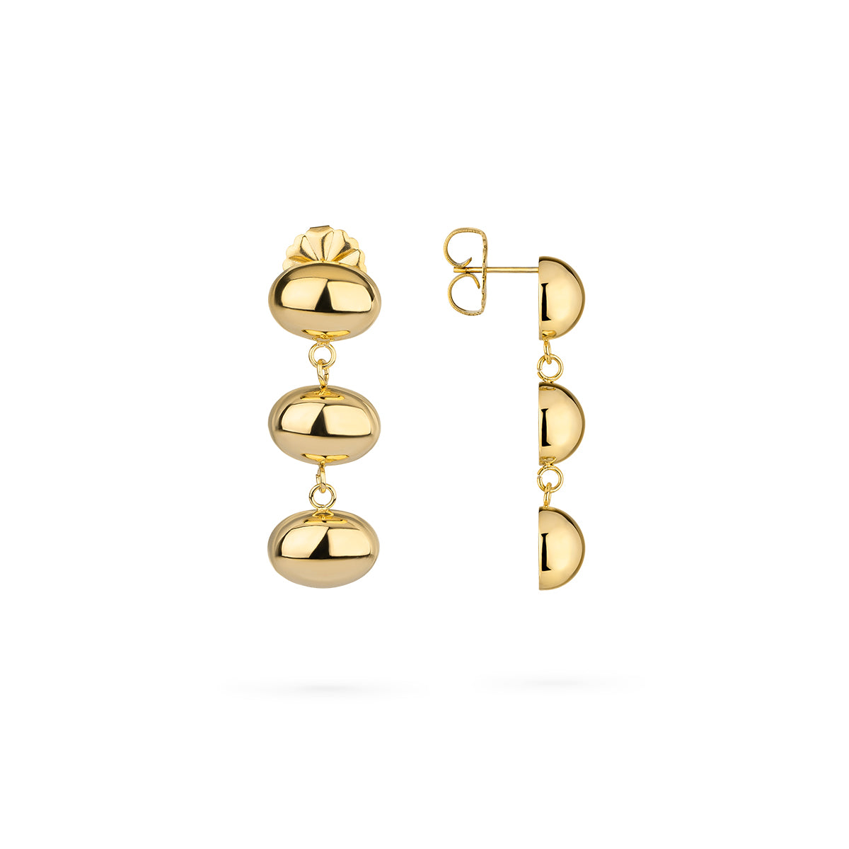 Radiant Pair Of Earrings Radiant, Steel