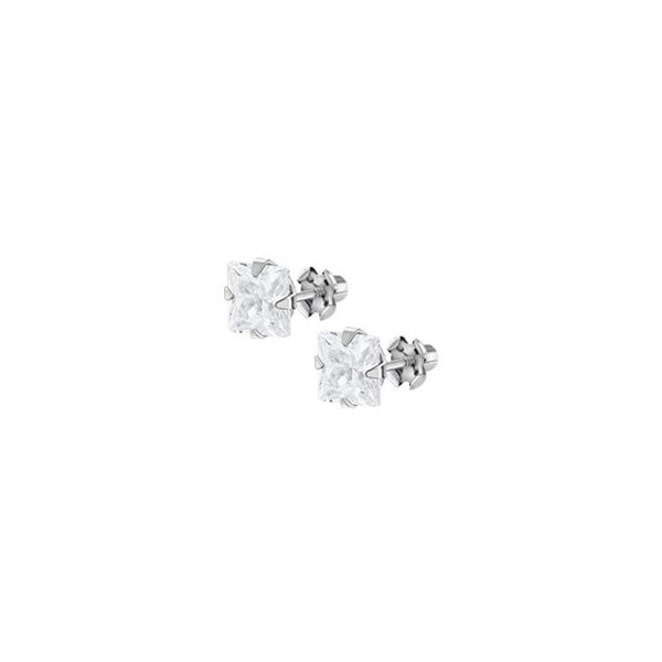Lotus Silver Pair Of Earrings Lotus Silver, 925 Silver