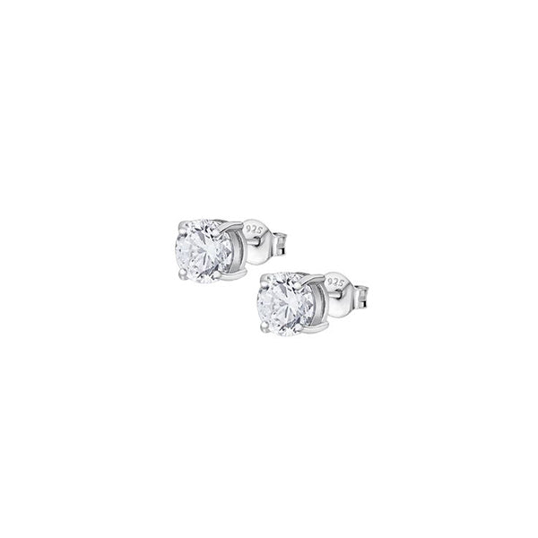 Lotus Silver Pair Of Earrings Lotus Silver, 925 Silver