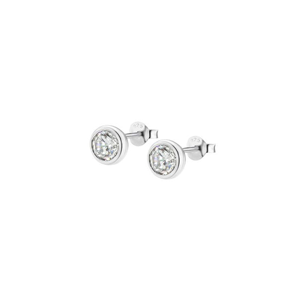Lotus Silver Pair Of Earrings Lotus Silver, 925 Silver