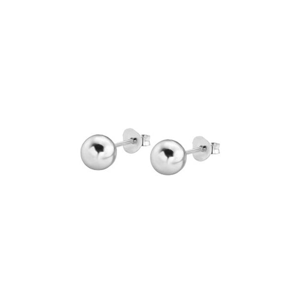 Lotus Silver Pair Of Earrings Lotus Silver, 925 Silver