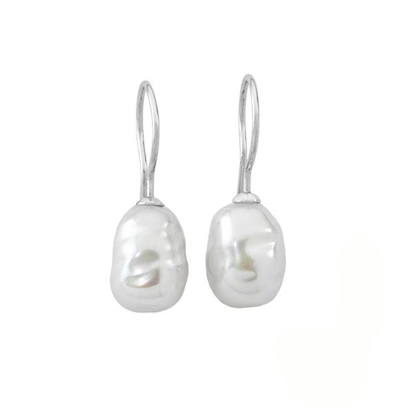 Majorica Pair Of Earrings Majorica, 925 Silver