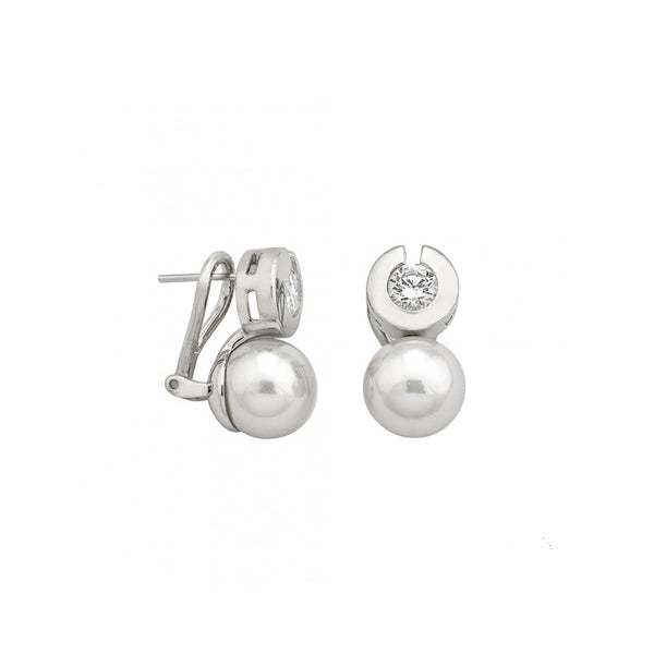 Majorica Outlet Pair Of Earrings Majorica Outlet, 925 Silver
