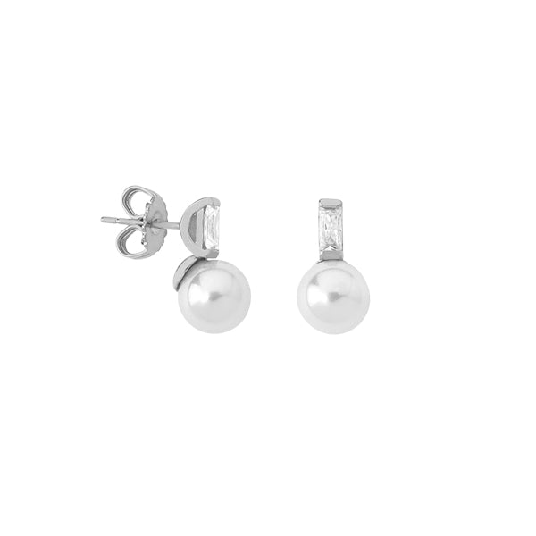 Majorica Pair Of Earrings Majorica, 925 Silver