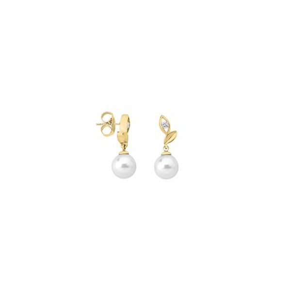 Majorica Pair Of Earrings Majorica, 925 Silver