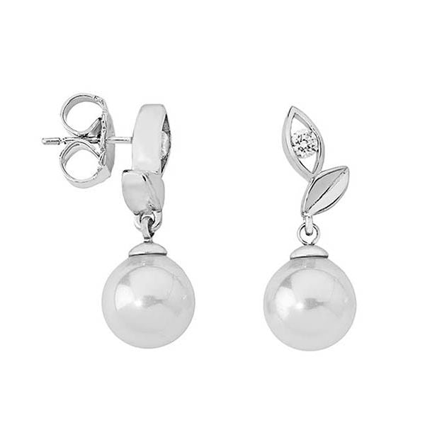 Majorica Pair Of Earrings Majorica, 925 Silver