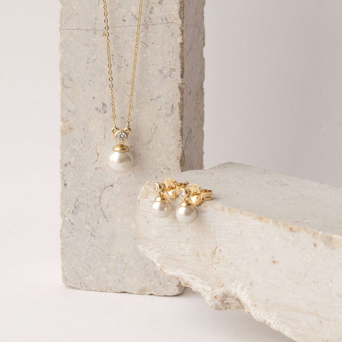 Majorica Pair Of Earrings Majorica, 925 Silver