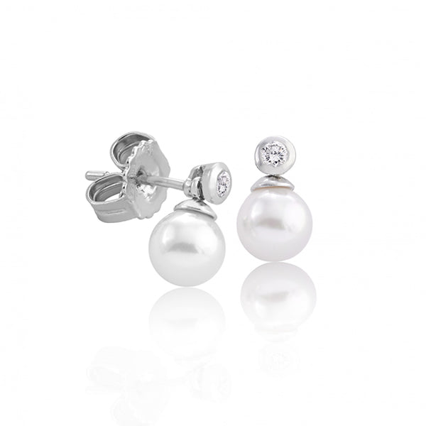 Majorica Pair Of Earrings Majorica, 925 Silver