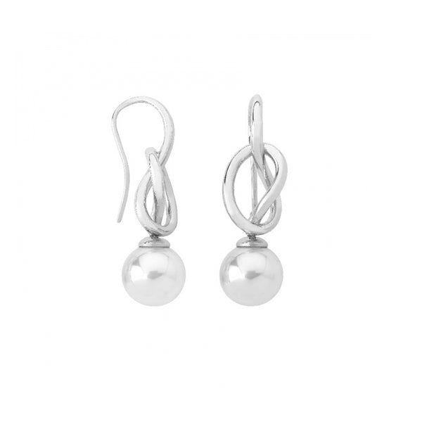 Majorica Pair Of Earrings Majorica, 925 Silver