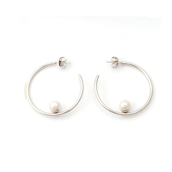 Majorica Hoop Earrings Majorica, Silver 925