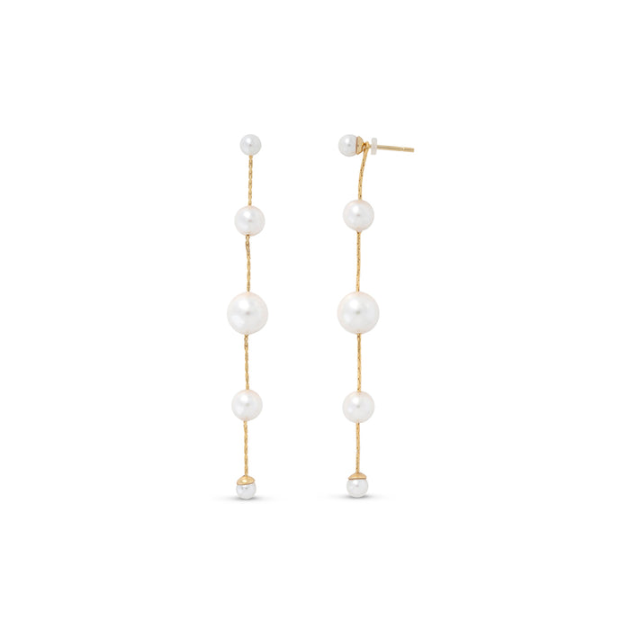 Majorica Pair Of Earrings Majorica, 925 Silver