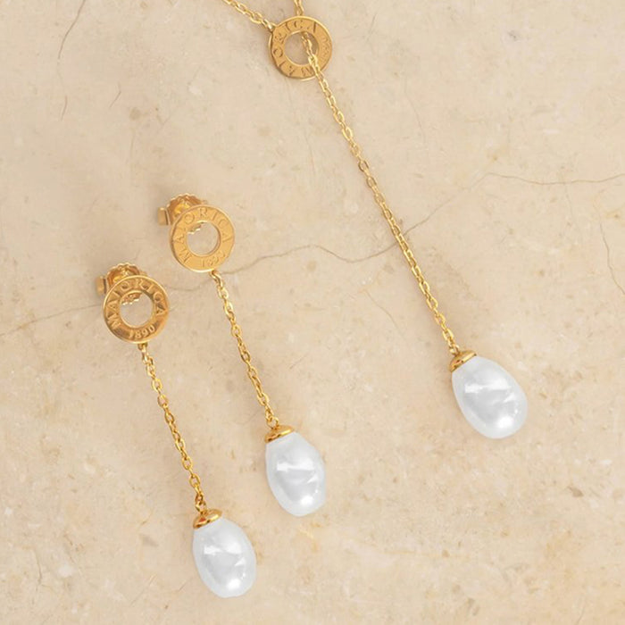 Majorica Pair Of Earrings Majorica, 925 Silver