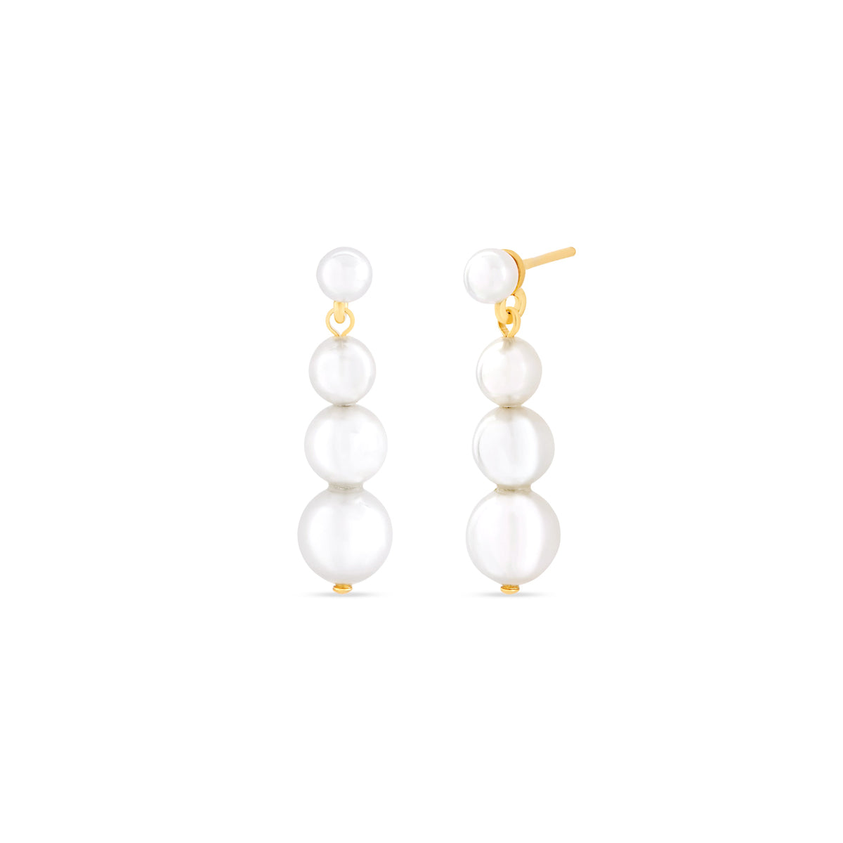 Majorica Pair Of Earrings Majorica, 925 Silver