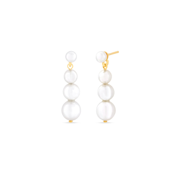 Majorica Pair Of Earrings Majorica, 925 Silver