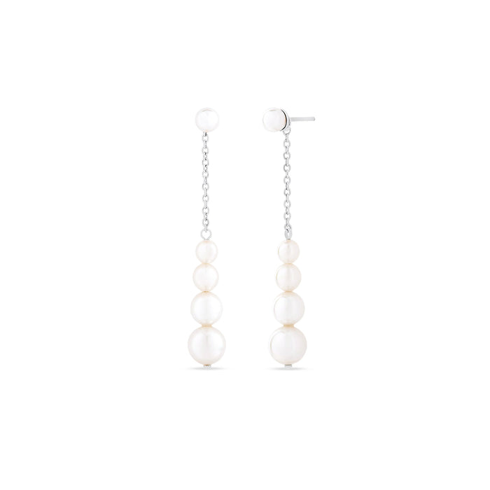 Majorica Pair Of Earrings Majorica, 925 Silver