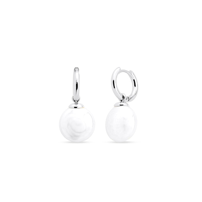 Majorica Pair Of Earrings Majorica, 925 Silver