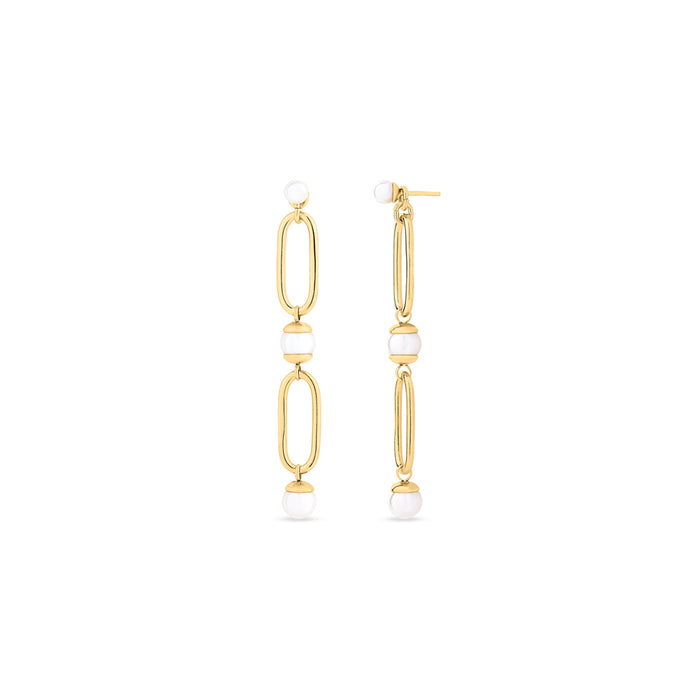 Majorica Pair Of Earrings Majorica, 925 Silver