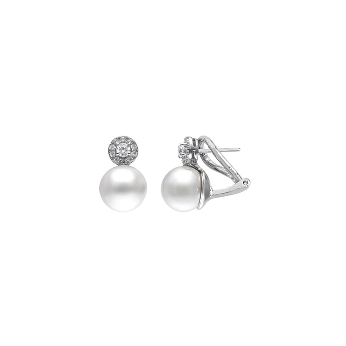 Majorica Pair Of Earrings Majorica, 925 Silver
