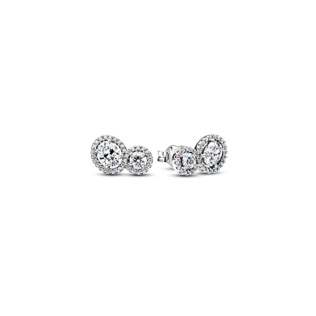 Pandora Pair Of Earrings Pandora, 925 Silver