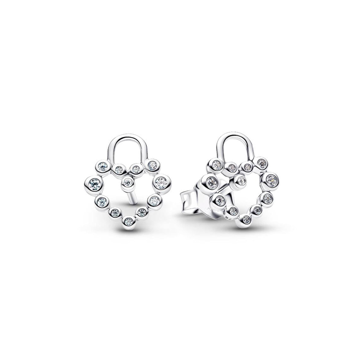 Pandora Pair Of Earrings Pandora, 925 Silver