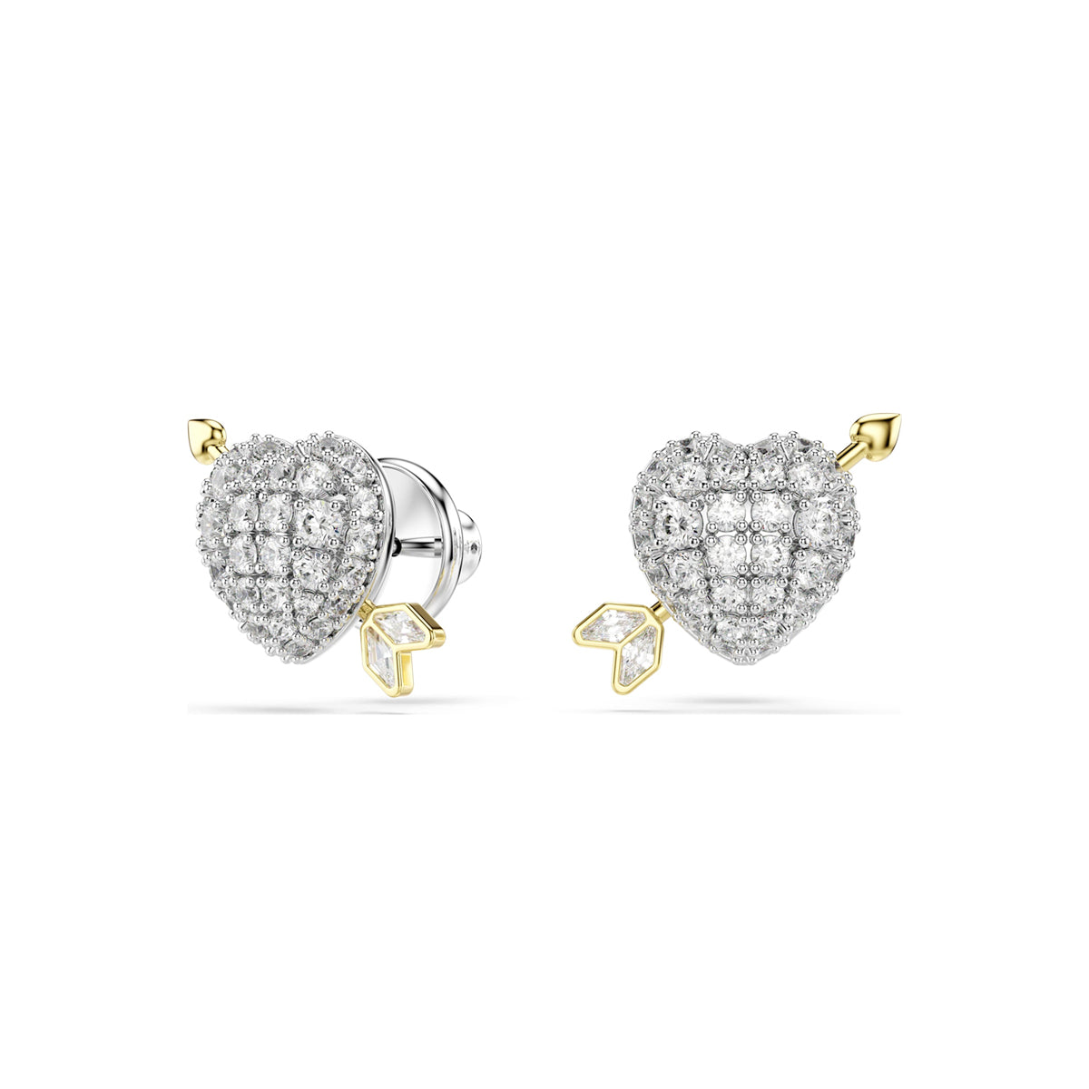 Swarovski Pair Of Earrings Swarovski, Base Metal