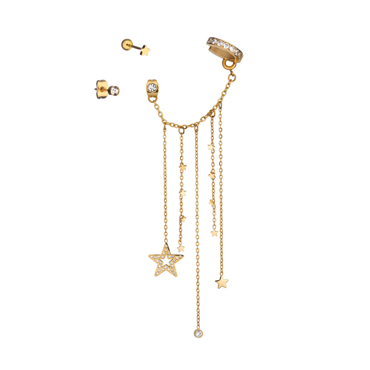Anjewels Outlet Pair Of Earrings Anjewels Outlet, Steel