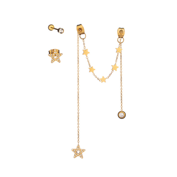 Anjewels Outlet Pair Of Earrings Anjewels Outlet, Steel