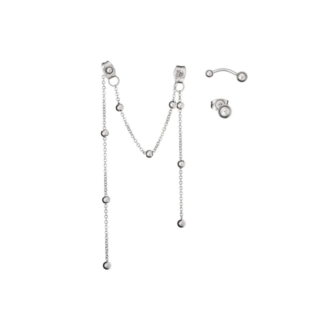 Anjewels Outlet Pair Of Earrings Anjewels Outlet, Steel
