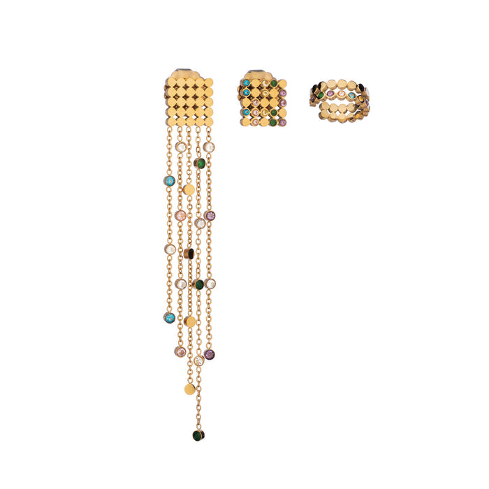 Anjewels Outlet Pair Of Earrings Anjewels Outlet, Steel