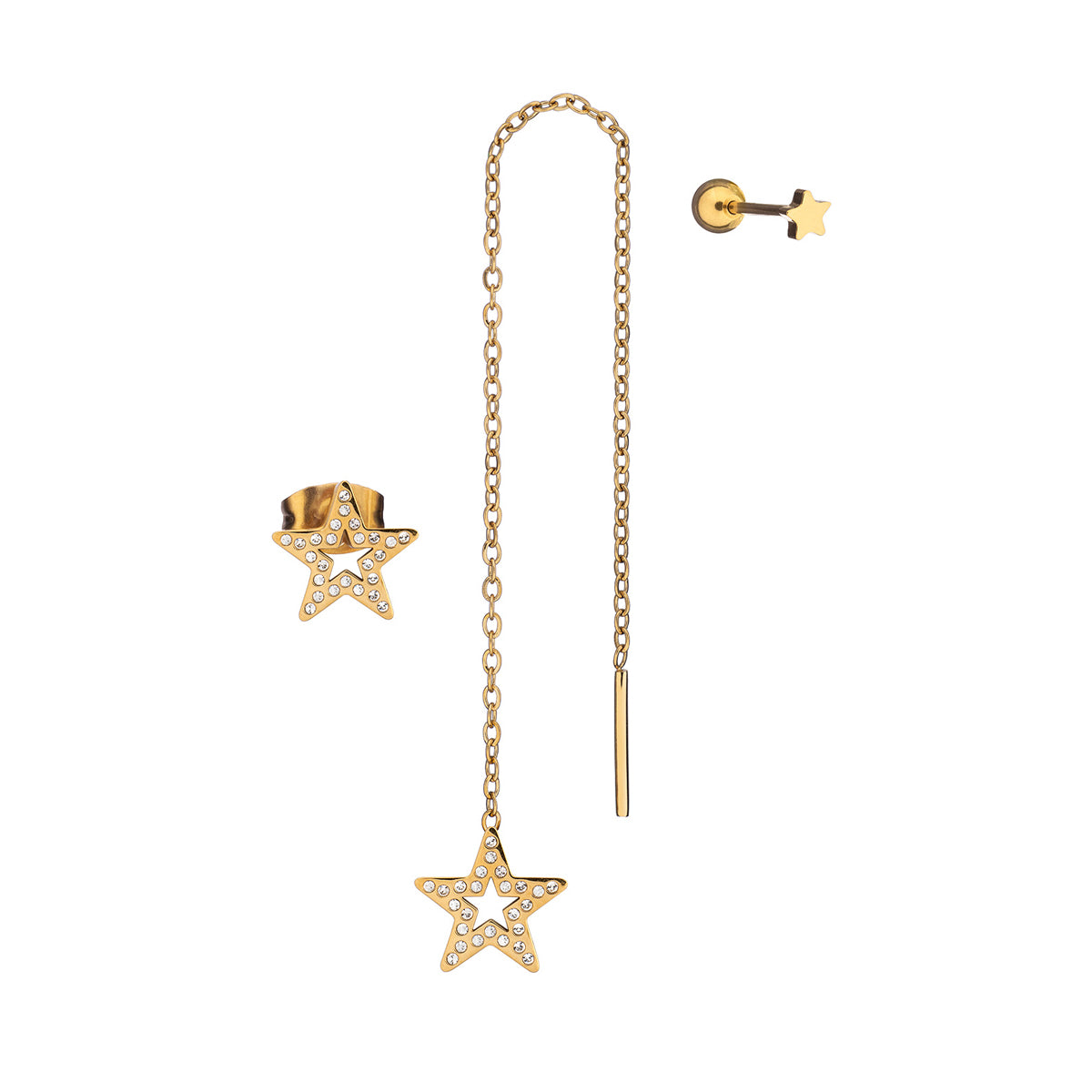 Anjewels Outlet Pair Of Earrings Anjewels Outlet, Steel