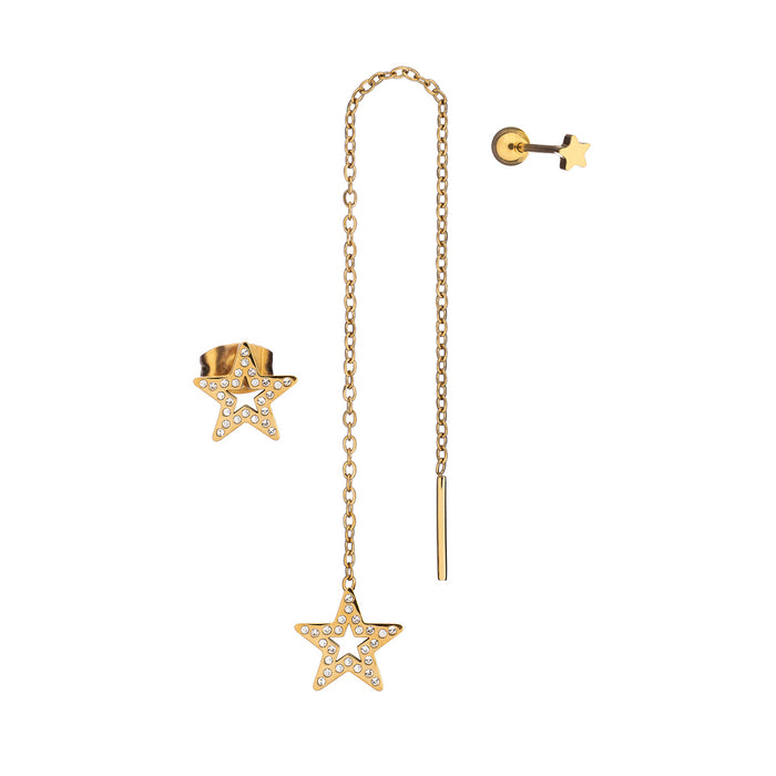 Anjewels Outlet Pair Of Earrings Anjewels Outlet, Steel