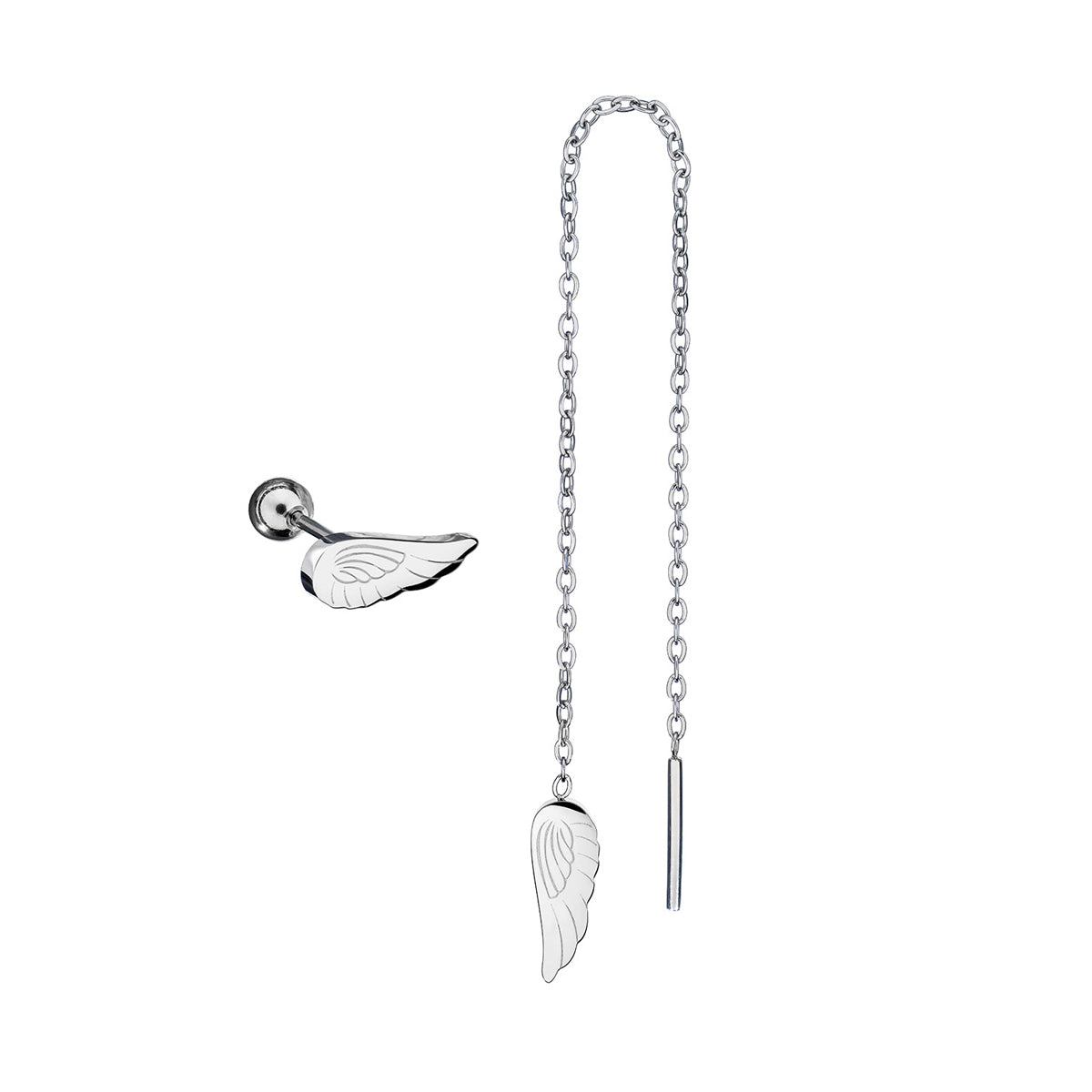 Anjewels Outlet Pair Of Earrings Anjewels Outlet, Steel