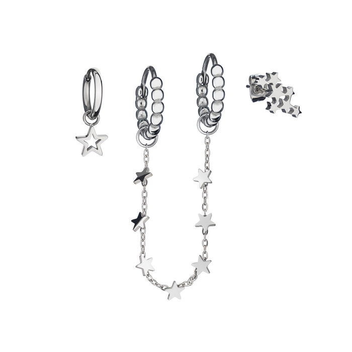 Anjewels Outlet Pair Of Earrings Anjewels Outlet, Steel