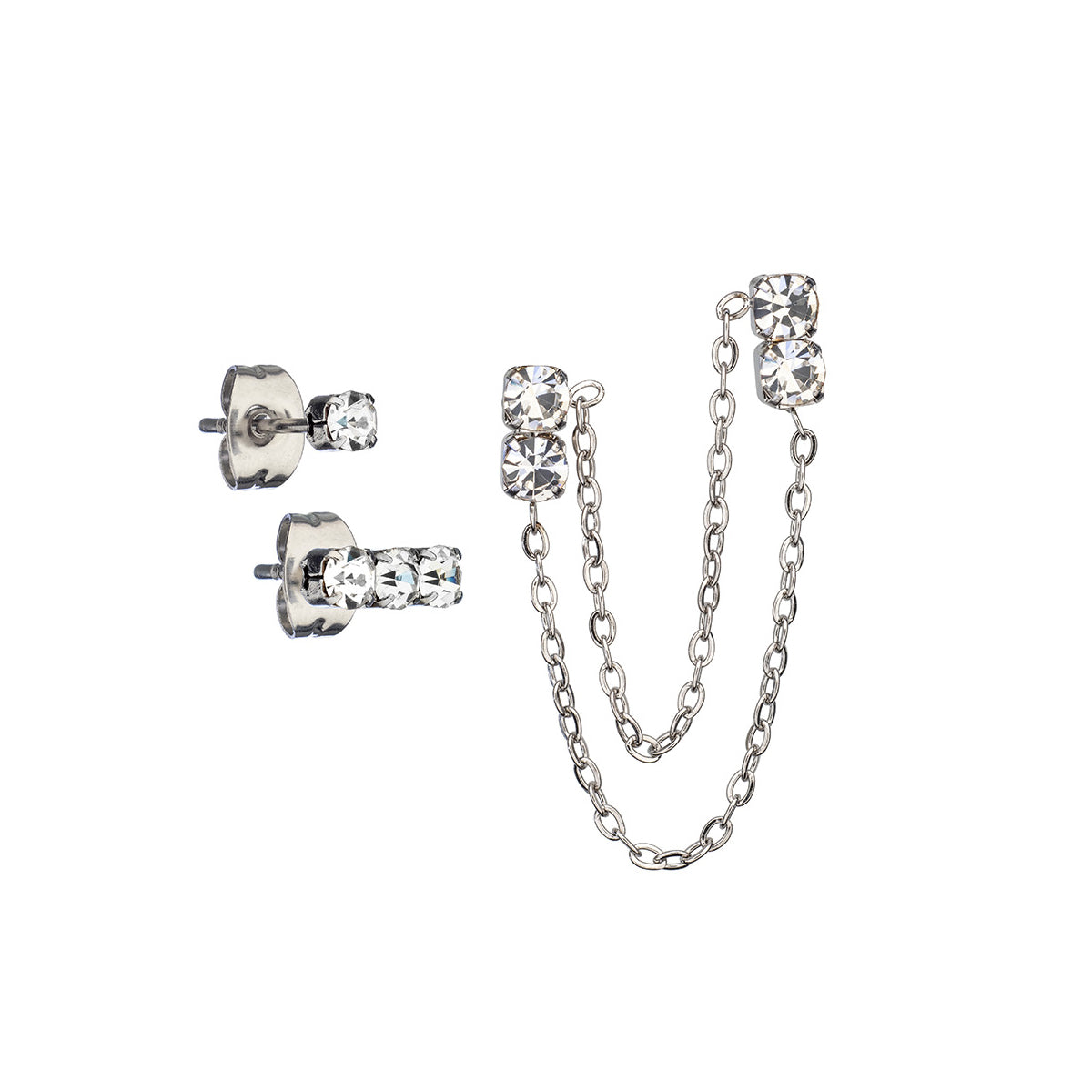 Anjewels Outlet Pair Of Earrings Anjewels Outlet, Steel