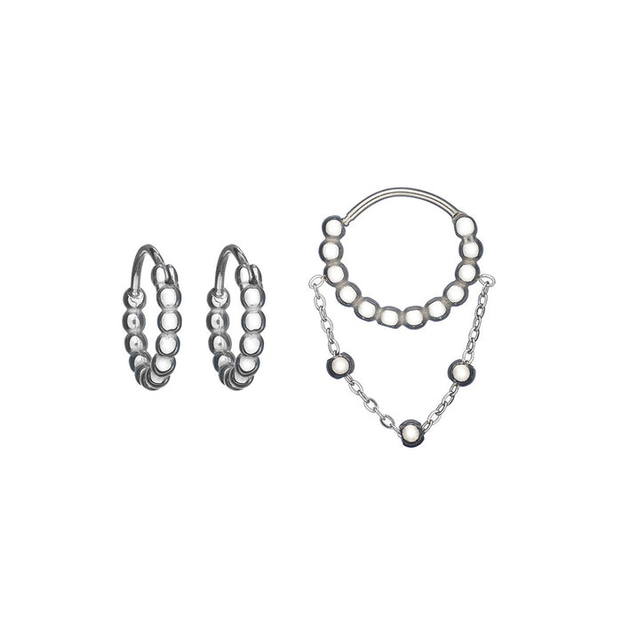 Anjewels Outlet Pair Of Earrings Anjewels Outlet, Steel