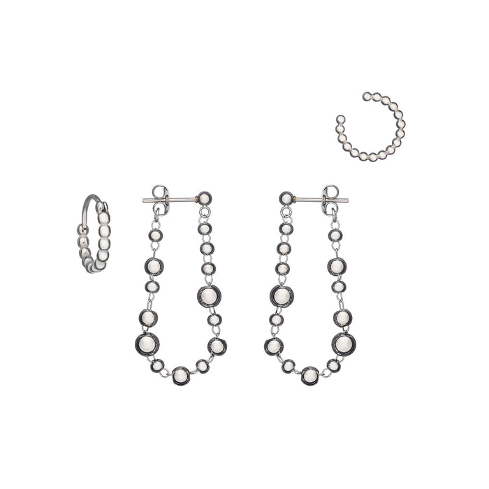 Anjewels Outlet Pair Of Earrings Anjewels Outlet, Steel