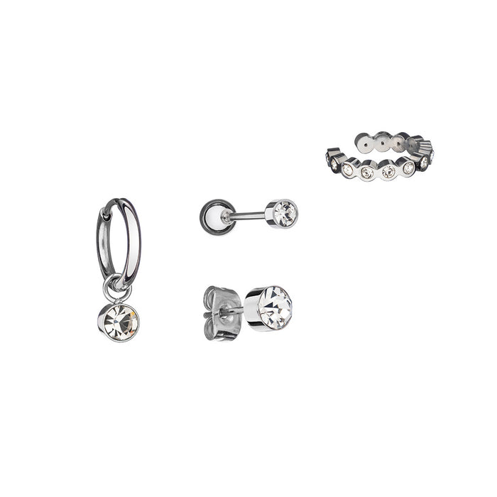 Anjewels Outlet Pair Of Earrings Anjewels Outlet, Steel