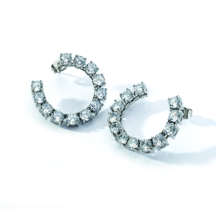 Anjewels Outlet Pair Of Earrings Anjewels Outlet, Steel